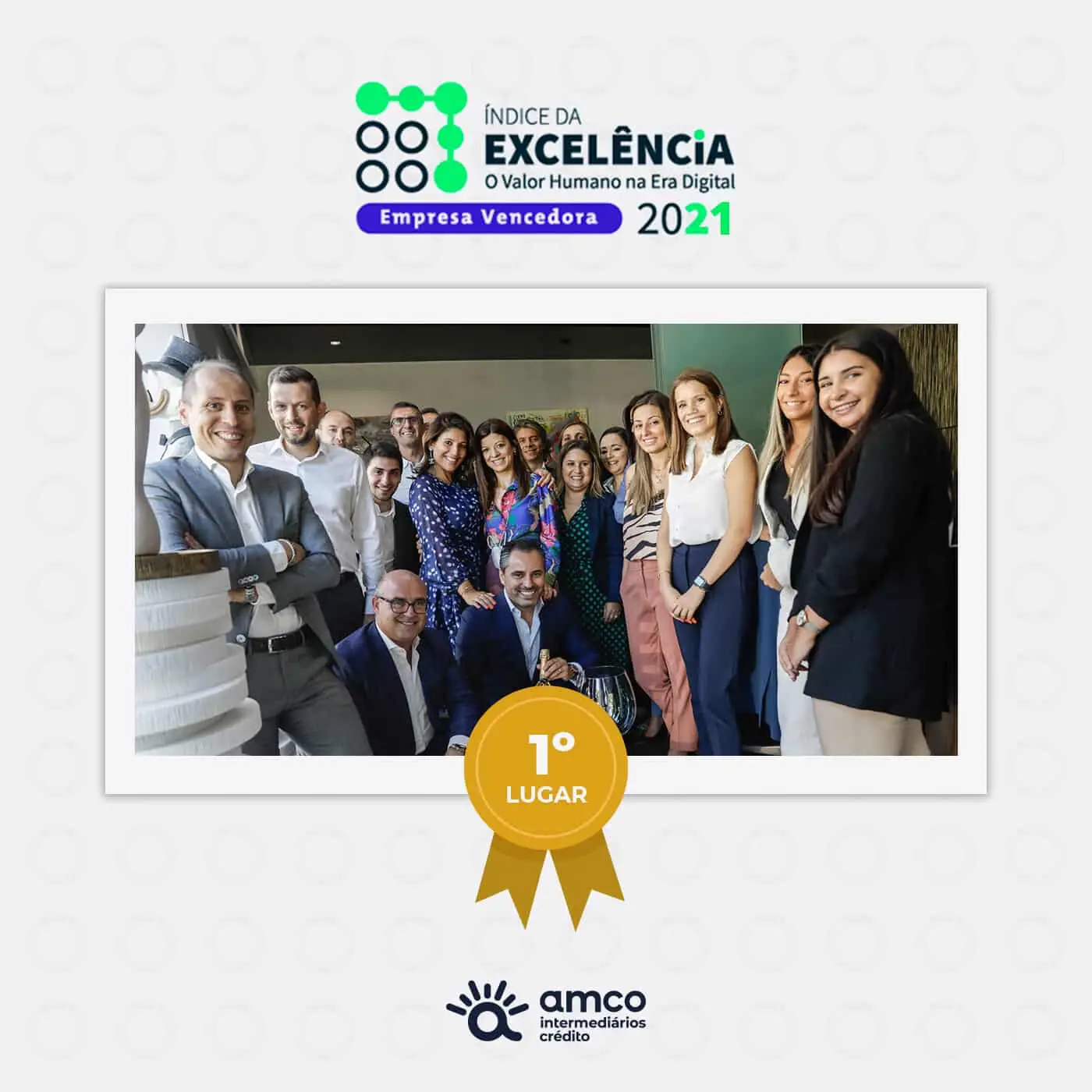 Equipa AMCO vencedora do prémio índice da excelência