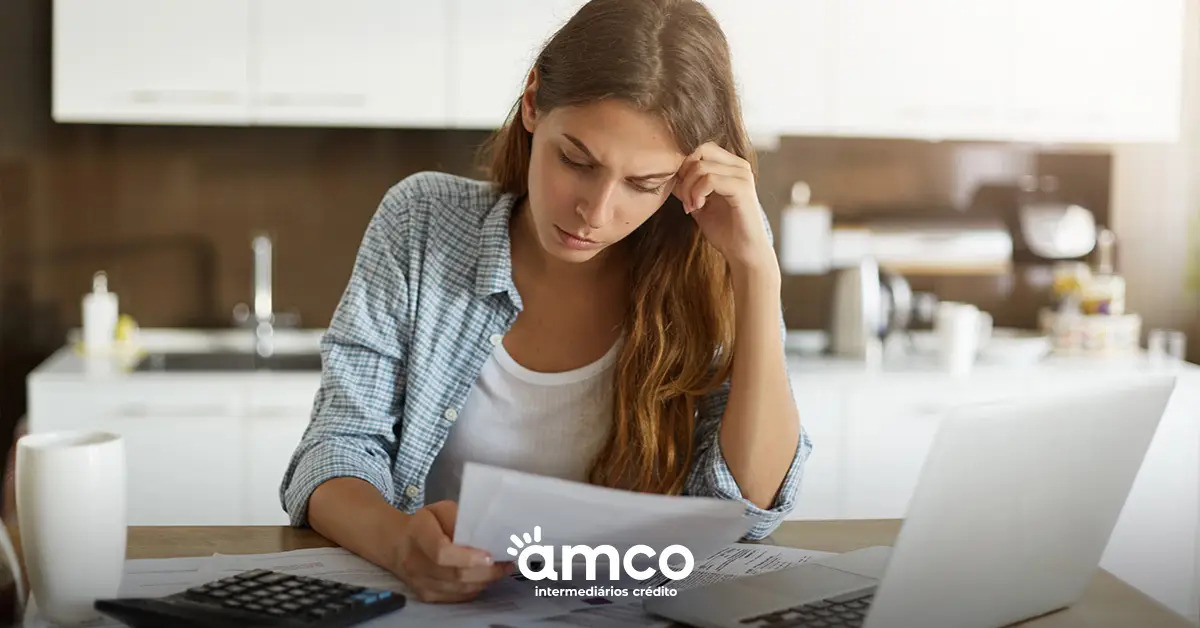 Pessoa com crédito recusado